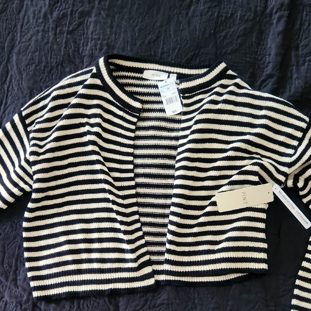 Striped Black and White Sweater